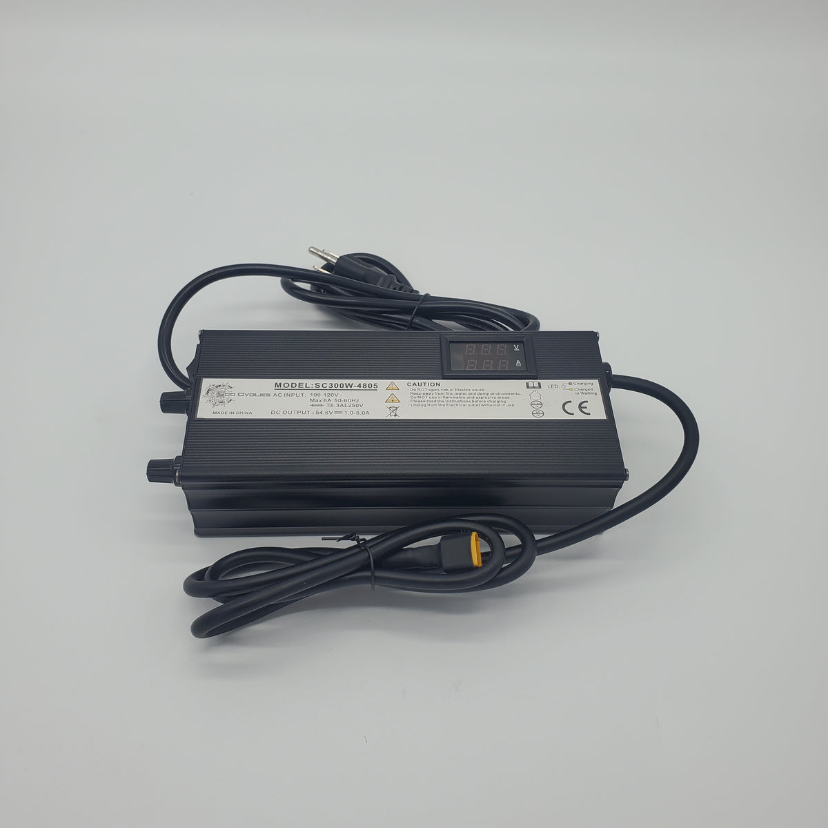 48v Advanced 300w Eco Charger - 1 to 5A - 80/90/100% - w/ Optional Adapters for Universal Use