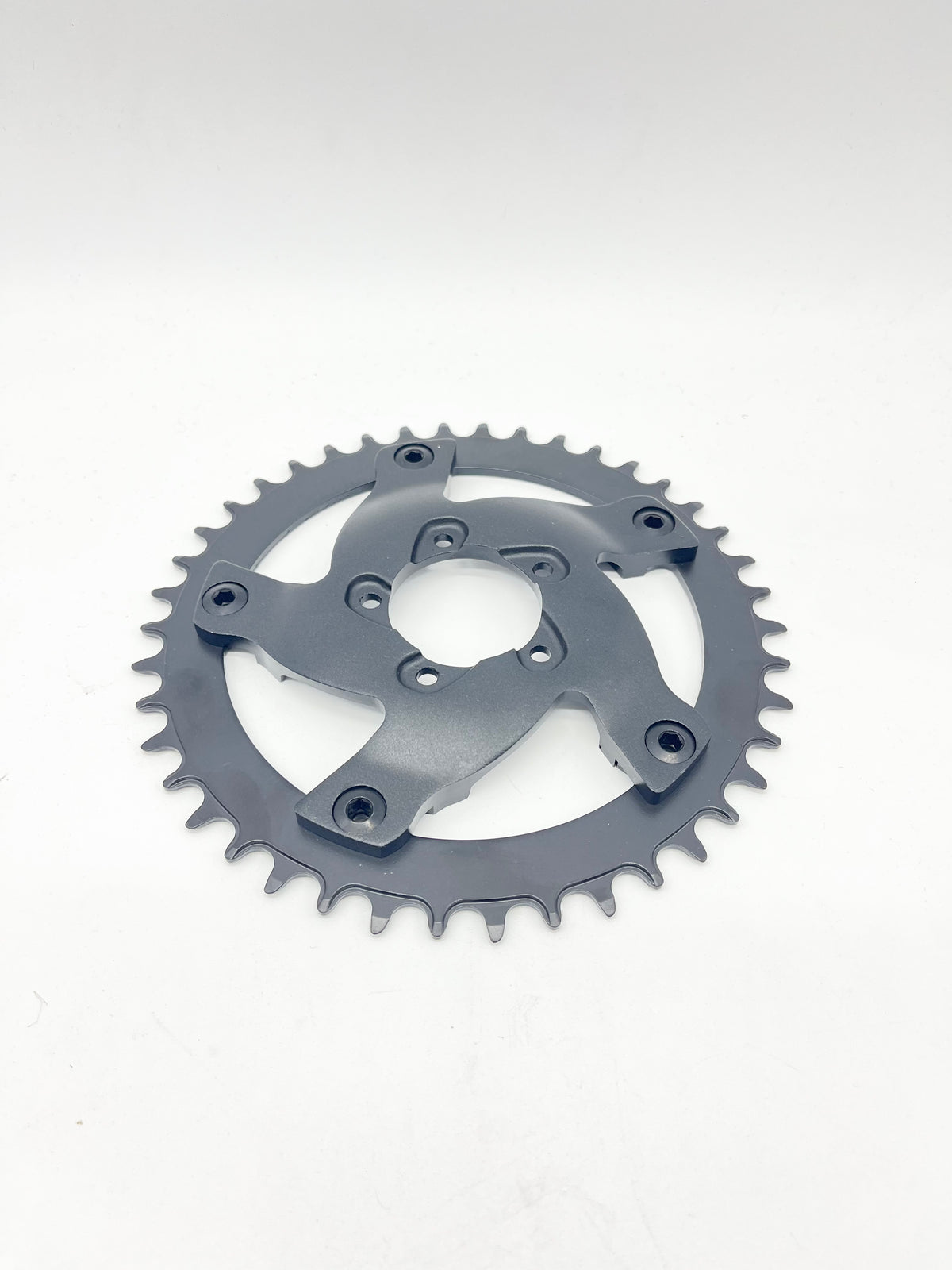 42T Narrow Wide Steel Chainring / 130 BCD Aluminum Spider Assembly for BBSHD