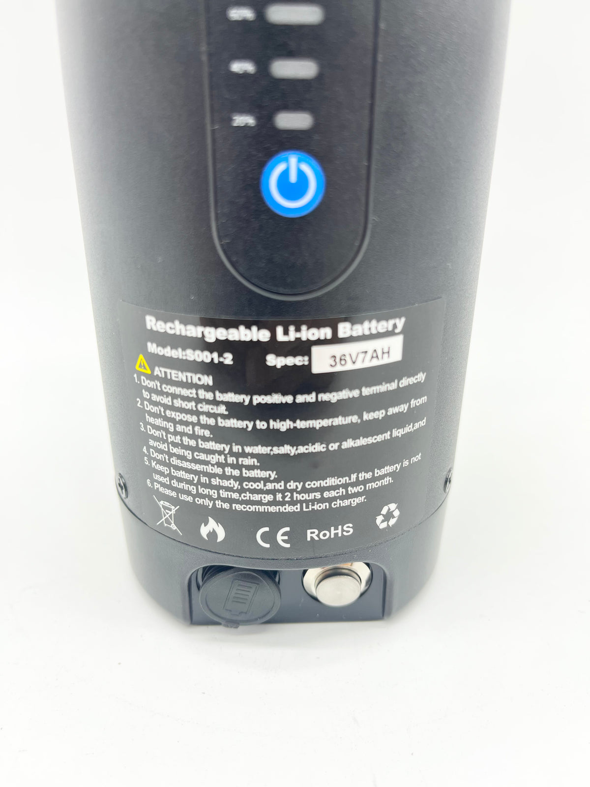 36v 7ah Stealth Water Bottle Battery (15a Discharge)