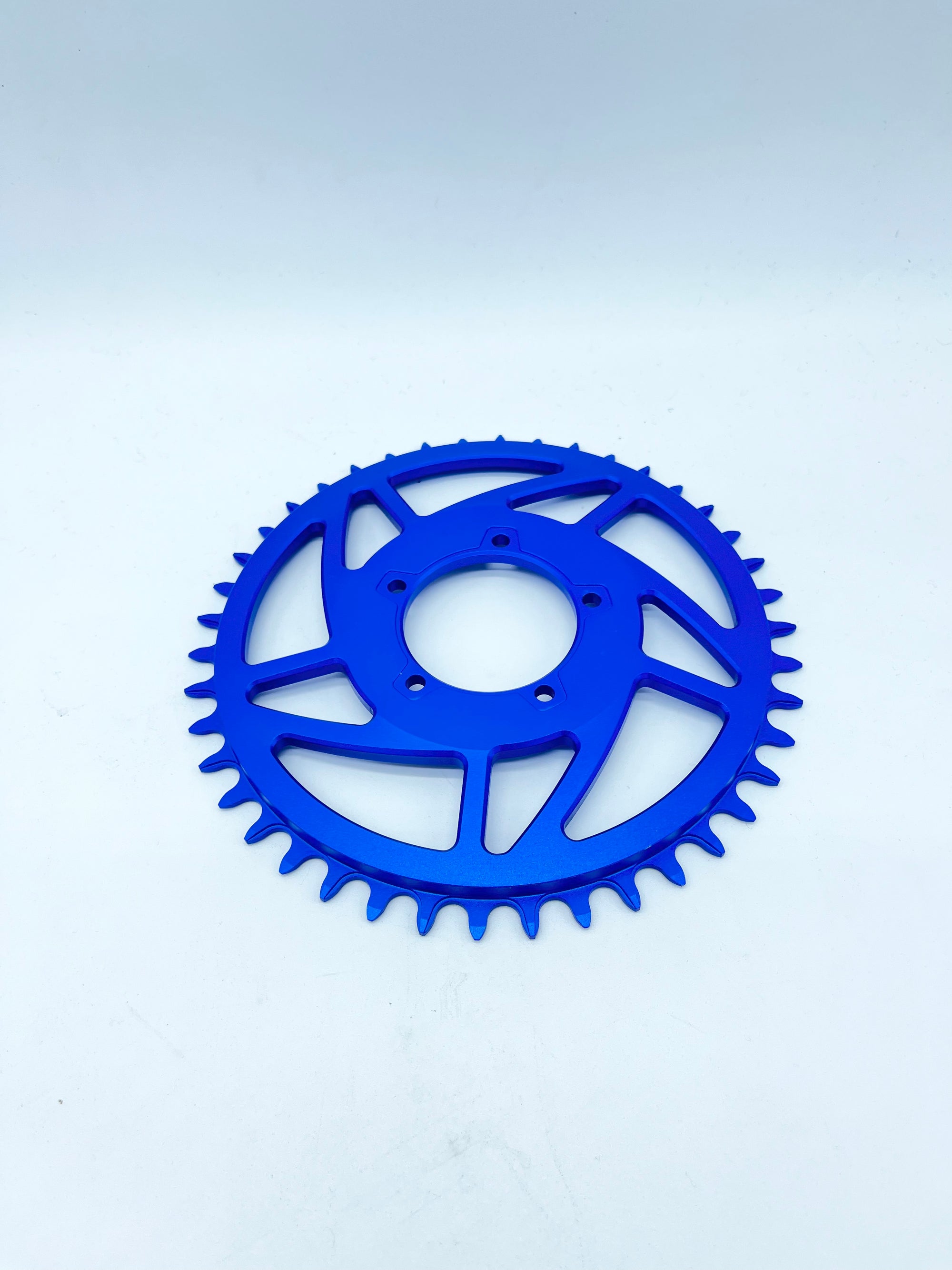 42T Chainring for BBS02 - Narrow Wide - Offset (Blue / Lekkie Clone)